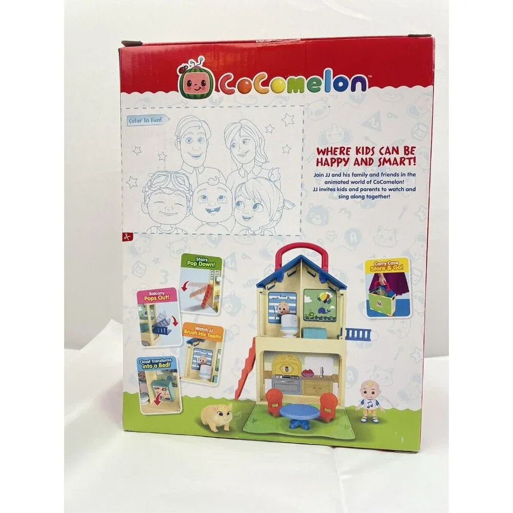 Cocomelon Pop n’ Play House Playset 7pc
